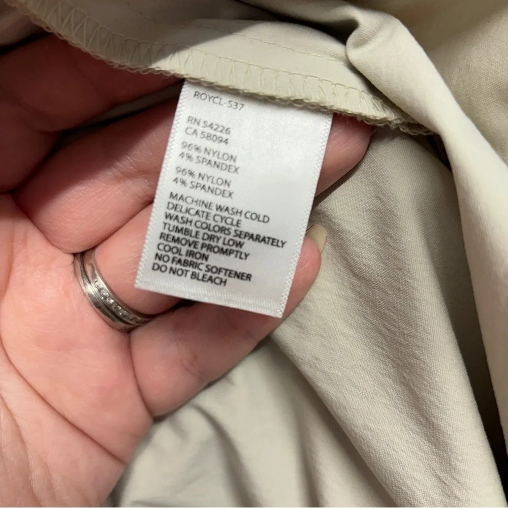 Royal Robbins Nylon Spandex Skort‎ Skirt Shorts 10 Cream - Picture 4 of 7